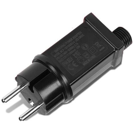 Fuente de alimentación LED de 12 V, transformador LED IP44, controlador adaptador LED de bajo voltaje para luces navideñas y guirnaldas de luces. (1/4)