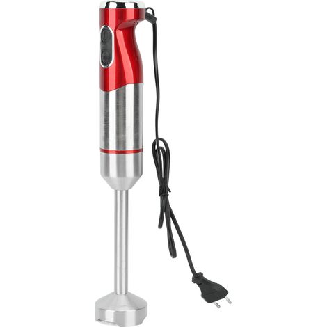 Mixeur plongeant électrique 800 W avec lames en acier inoxydable, puissant, avec modes réglables, portable et maniable, idéal pour la maison et les voyages. (1/5)
