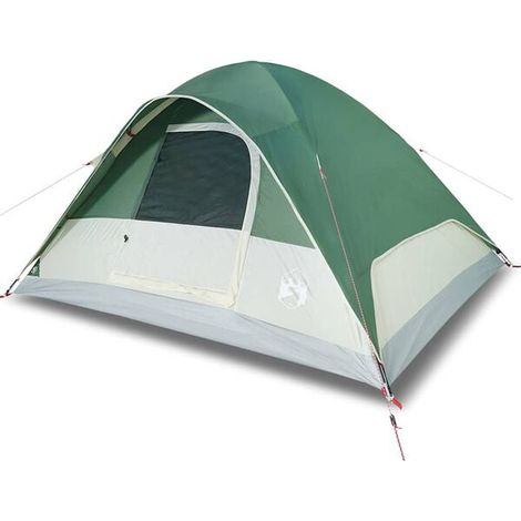 tente familiale dôme verte imperméable pour 6 personnes