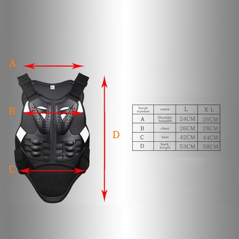 Gilet de protection professionnel pour moto, torse, dos et colonne vertébrale, idéal pour le skate et le motocross. Protection optimale du torse, du dos et de la colonne vertébrale. Convient également (1/2)