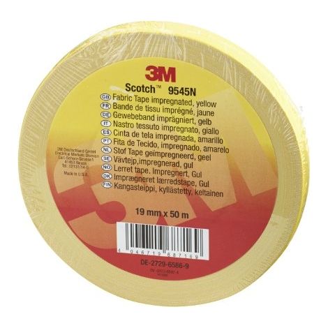 Scotch 7000062741 Cinta adhesiva amarilla 50 m x 19 mm