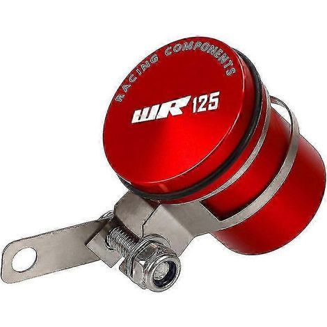 Réservoir de liquide de frein universel unique pour moto, compatible avec les modèles Yamaha WR125 et WR125X R (2012-2021, 2014, 2015 et 2016). (1/5)