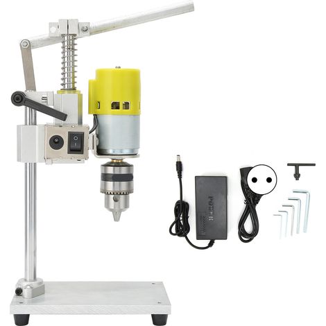 GARRYFIZH Mini Perceuse Établi 1,5-10mm 110-240V DIY (1/5)