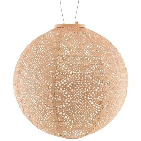 LUMIZ Lampe Folia rund Ø 30 cm apricotfarben