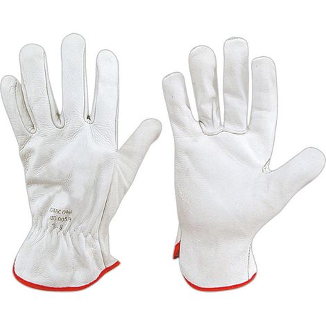 GUANTI PELLE FIORE DI BOVINO Tg.11 - 12 CP