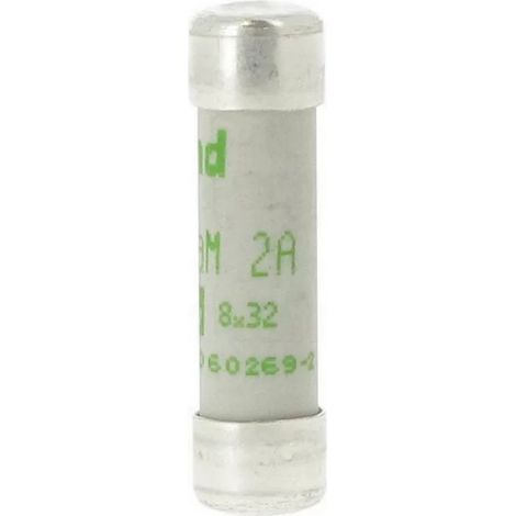 Legrand 012002 Cartouche industrielle cylindrique - aM - 8,5x31,5 - sans percuteur - 2A