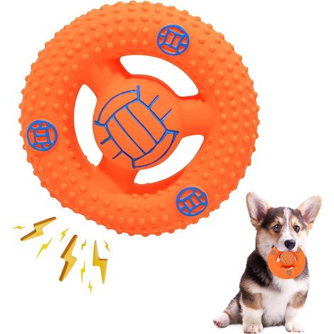 Jouets pour Chien, Jouets en Latex pour Chiots, Jouets Interactifs pour Nettoyer Les Dents, Cadeaux pour Chiens de Petite Taille et de Taille Moyenne (1/5)