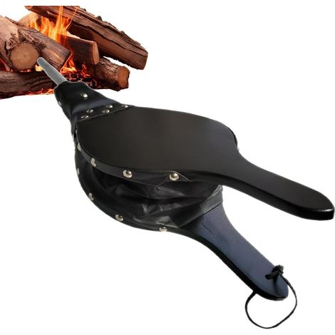 Soufflet pour cheminée, poêle à bois  Pompe manuelle - Souffleur d'air portable Churrasco (1/5)