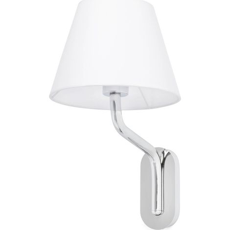 ETERNA Aplique de pared cromo/blanca 24005-10 (1/2)