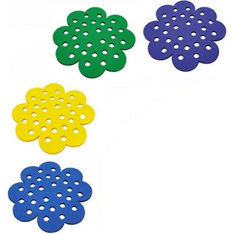 Lot de 4 abreuvoirs flottants en forme de fleur pour abeilles, station d'abreuvement en PVC, abreuvoir décoratif pour papillons et abeilles, habitat des pollinisateurs (1/5)