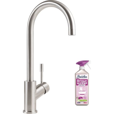 Robinet cuisine VILLEROY ET BOCH Umbrella acier massif + nettoyant