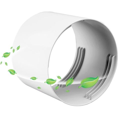 Tubo De Escape - Tubo Flexible De Extensión PVC Para Aire Acondicionado Móvil - Diámetro 130 X 105 Mm - Instalación Rápida - 1 Unidad (1/5)