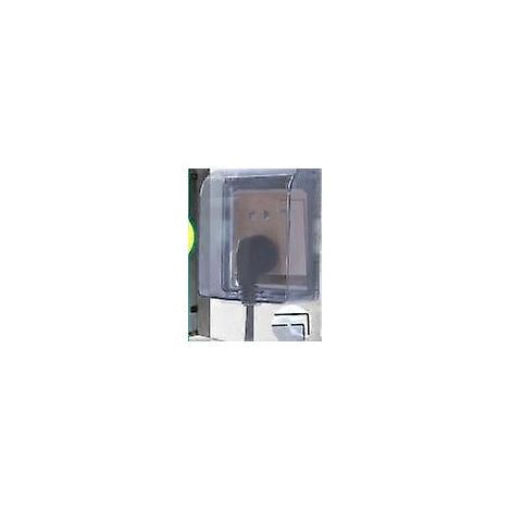 Lot de 2 cache-prises adhésifs étanches pour salle de bain et interrupteurs muraux (1/5)
