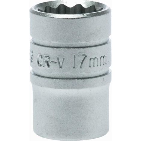 Llaves de vaso bihexagonales 1/2" 17 mm TENGTOOLS 74310806