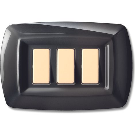 TONDO PLACCA MAGIC PLAST 3P NERO- ELETTROCANALI- 10,0 pz