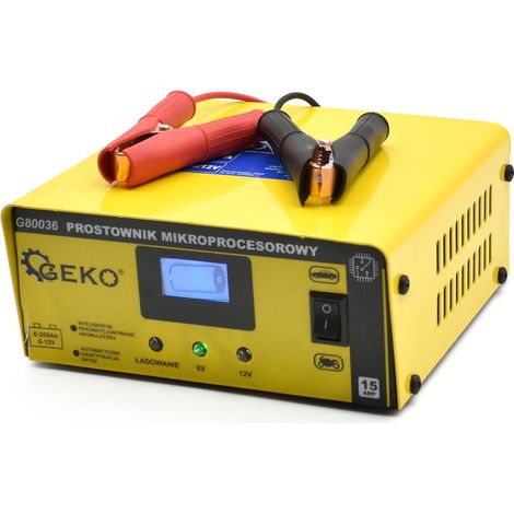 Raddrizzatore a microprocessore LCD 6/12V 15A (1/20) (1/5)