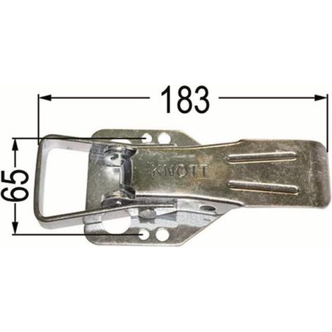 Chiusura per rimorchio a molla 183x65mm