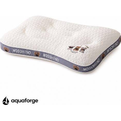 Almofada Cervical Ergonómica Algodão Hipoalergénica Respirável 30 x 50 cm (1/5)