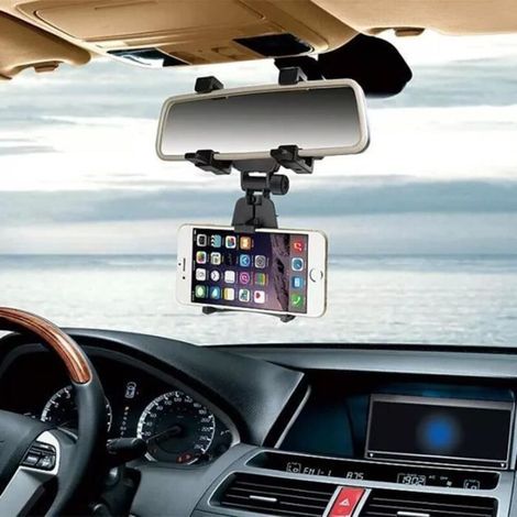 Support Fixation Rétroviseur Voiture Pour Téléphone GPS