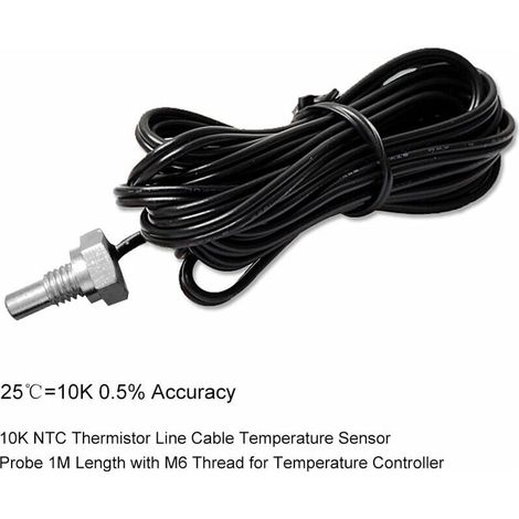 Sensor de temperatura de sonda especial de acero inoxidable (1 metro) (1/4)