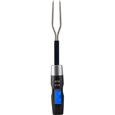 Thermomètre à viande écran LCD rétroéclairé avec sonde, compatible barbecue et four, 8 types de viande, 5 goûts, commutable ℃/℉, numérique (1/5)