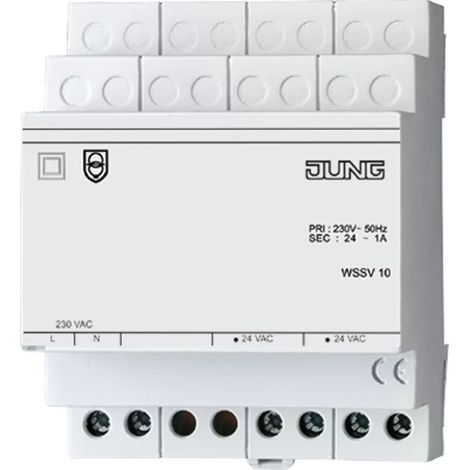 Jung Spannungsversorgung AC 24 V , für Wetterstation, REG, 4 TE WSSV 10 (1/2)