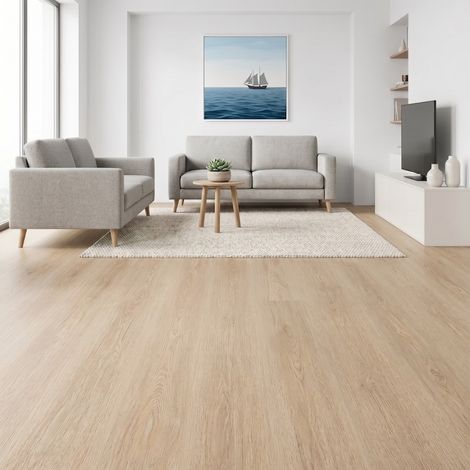 Suelo vinílico SPC click 5 mm efecto madera Roble Duna ISOVEX (2,21 m²)