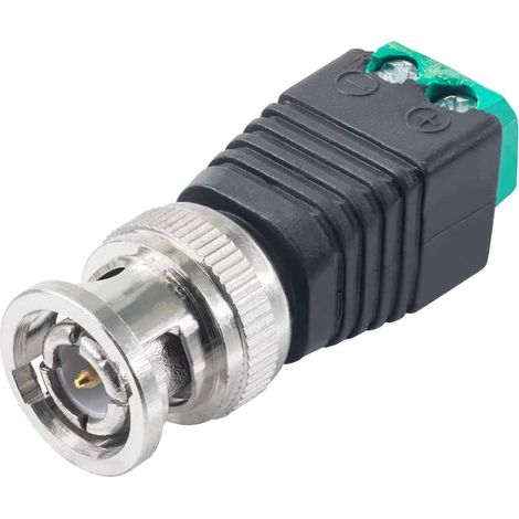 Convertitore Akyga AK-SC-15 UTP BNC a doppino intrecciato con connettore rapido per telecamere di videosorveglianza. (1/2)