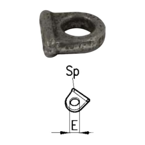 Golfaro per chiusura a palla o a pomolo Cermag - 9 mm
