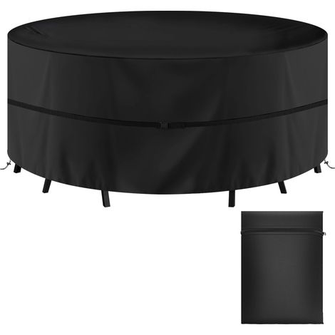 Housse imperméable pour mobilier de jardin (130 x 70 cm), housse pour table ronde en tissu Oxford 210D (1/5)