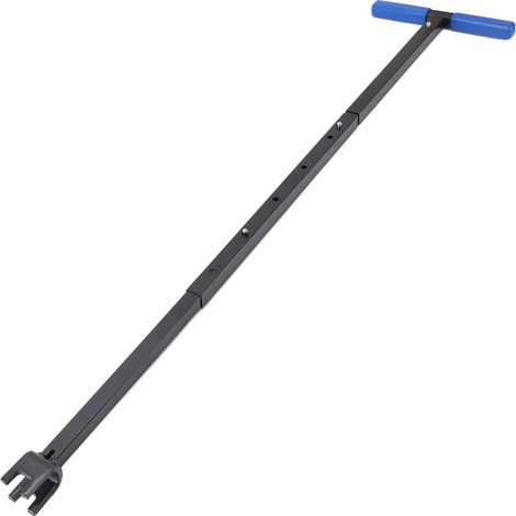 Clé de Compteur D'eau, Poignée en T en Acier clé de Compteur D'eau Pliable Outil D'arrêt D'eau avec clé Utilitaire Multifonctionnelle à 4 Voies pour la Réparation (BLUE)