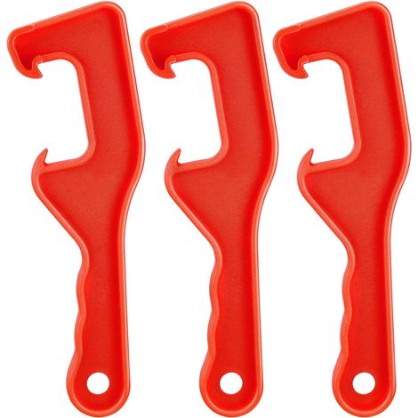 Lot de 3 ouvre-couvercles pour seaux en plastique de 5 gallons et pots de peinture, outils d'ouverture pour la maison et le bureau (1/5)