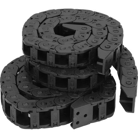 Lot de 3 chaînes porte-câbles à 3 trous, type pont, en nylon ouvert, pour imprimante 3D VORON 2.4 (1/5)