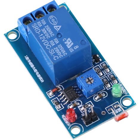 Capteur De Lumière DC 12V Avec Module Relais LDR, Contrôleur Automatique Stable Pour Éclairage Extérieur Et Intérieur (1/4)