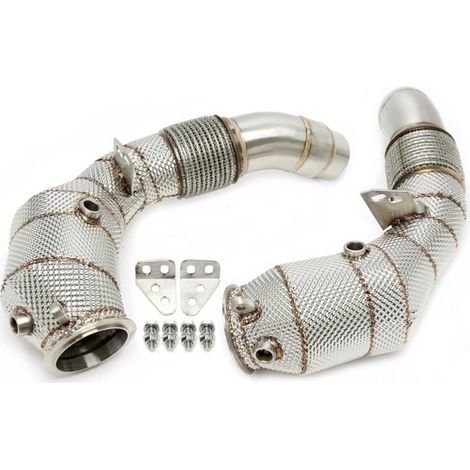 Downpipe Echappement Inox BMW M6 F12/F13/F06 de 2012 a 2018-Avec Cata-41158976 (1/3)