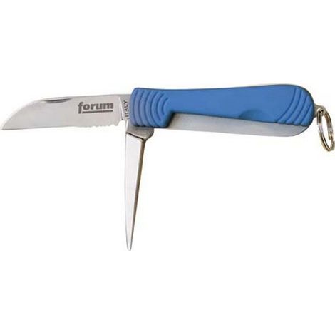 Coltello Elettricista Modello: 2 Parti Materiale Lama In Acciaio Al Carbonio Lama Liscia / Ondulato, Materiale Della Maniglia: Plastica Lunghezza Totale: 172 Millimetri