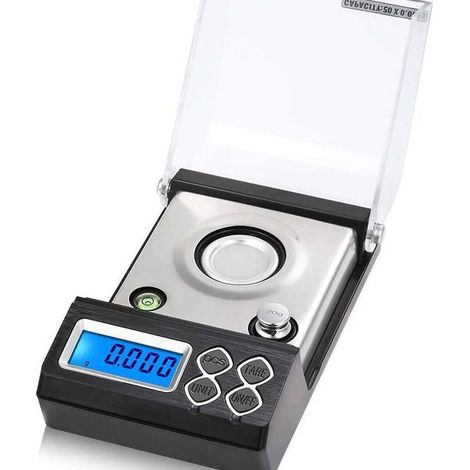 Balance numérique 30 g 0,001 g Haute précision Balance électronique Balance à poudre KLB-AquaForge