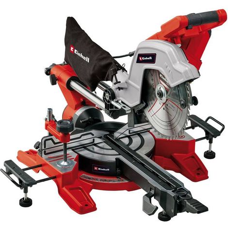 [JAMAIS UTILISE] Einhell – Scie à onglet radiale 2100W – Lame Ø 254 mm pour bois dur – Coupe 305 x 85 mm – Inclinaison 45° – Laser intégré (1/5)