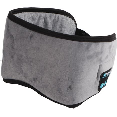 Masque de sommeil intelligent Bluetooth 5.0 sans fil, gris, anti-lumière, communication musicale, idéal pour dormir (1/5)