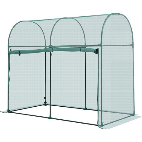 Mophorn Pflanzenschutzzelt 1806x910x1500 mm, Schutznetz mit stabilem Rahmen, Reißverschlusstür, windfest, Pflanzenkäfig für Hochbeete, Garten, Terrasse und Außenbereiche