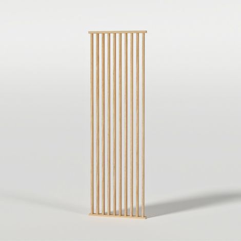 Cloison amovible en chêne – Hauteur 254 cm – Largeur 80 cm – Épaisseur 7,5 cm – Installation simplifiée avec kit de fixation