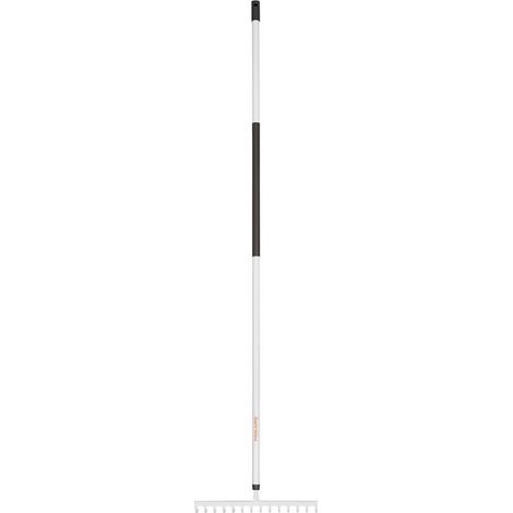 Fiskars – Râteau léger 360mm – 14 dents courbes en acier carbone – Longueur 1570mm pour ameublir et niveler le sol – Design finlandais (1/6)