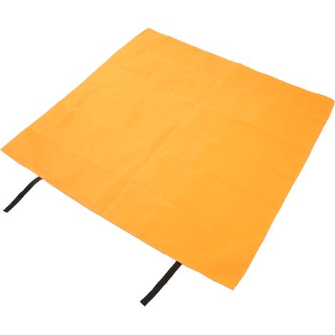 Feuerlöschdecke, Notfall-Löschdecke, flammhemmend, Silikon-Fiberglas, Sicherheitsschutz für Küche und Haushalt, Orange (1/5)