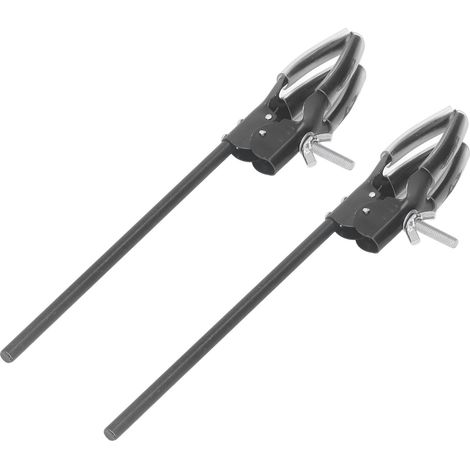 Pince de laboratoire 4 mors, résistante à la corrosion, antidérapante, support stable pour bécher et fiole, lot de 2 pièces (1/5)