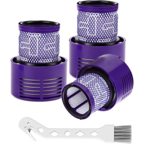 V10 Filtre pour Dyson, Filtre de rechange pour Dyson V10 SV12, filtre HEPA lavable avec brosse de nettoyage et serviette, remplacer DY-969082-01 (3) (1/5)