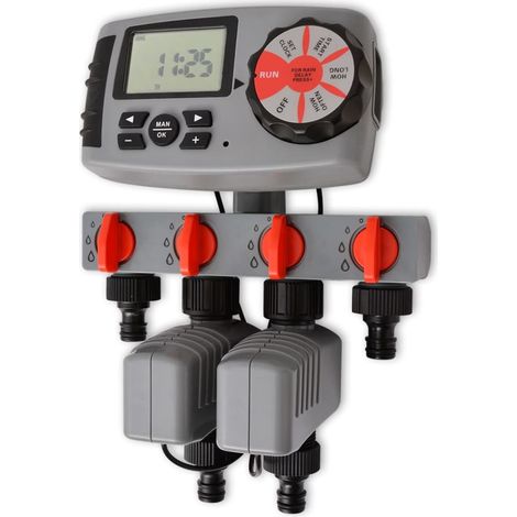 Automatischer Bewässerungs-Timer mit 4 Stationen 3 V