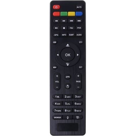 Télécommande - Pour Mecool K1 KI Plus KII Pro - DVB Android TV Box Récepteur Satellite - Noir - 1 Pièce (1/4)