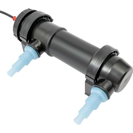 Sterilizzatore UV per acquario 600 l/h Sterilizzatore per acqua anti-alghe batteri 220 V, filtro UV marino tropicale sommergibile acquario lampada UV stagno piscina, utilizzato in acquari, acquari mar (1/5)