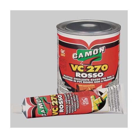 ADESIVO SPECIALE SIGILLANTE PVC  Tubetto gr 125 rosso     CAMON