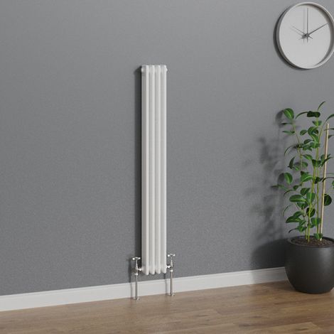 WarmeHaus Traditional Radiator White Triple Column 1500x202mm (1/5)